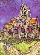 Vincent Van Gogh Church at Auvers USA oil painting reproduction